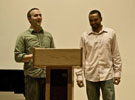 John-Mark Davidson and Tim Hopkins thank the As Was Written audience.