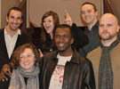 A collection of talent: Justin Edge, Stacy Clark, John-Mark Davidson, Nicholas Thomas, Jason Mott and Devin Stern.